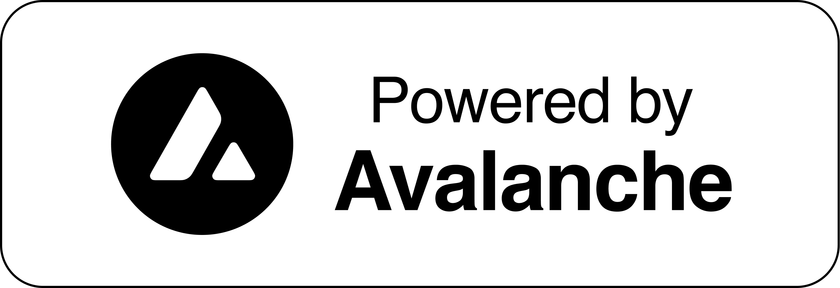 Powered by Avalanche